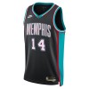 NBA Mænd Trøje Memphis Grizzlies Zach Edey 2025-26 Nike Classic Edition Sort Swingman